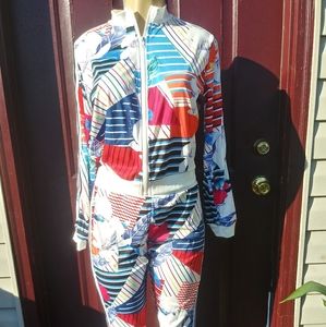 Pretty PrintedTrack Suit